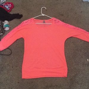 Long sleeve pink vanity shirt